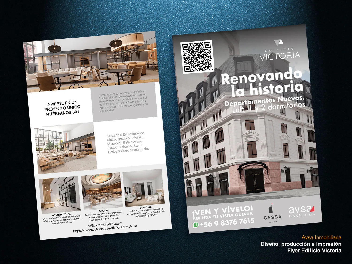 Pieza publicitaria de un proyecto inmobiliario para Avsa Inmobiliaria.