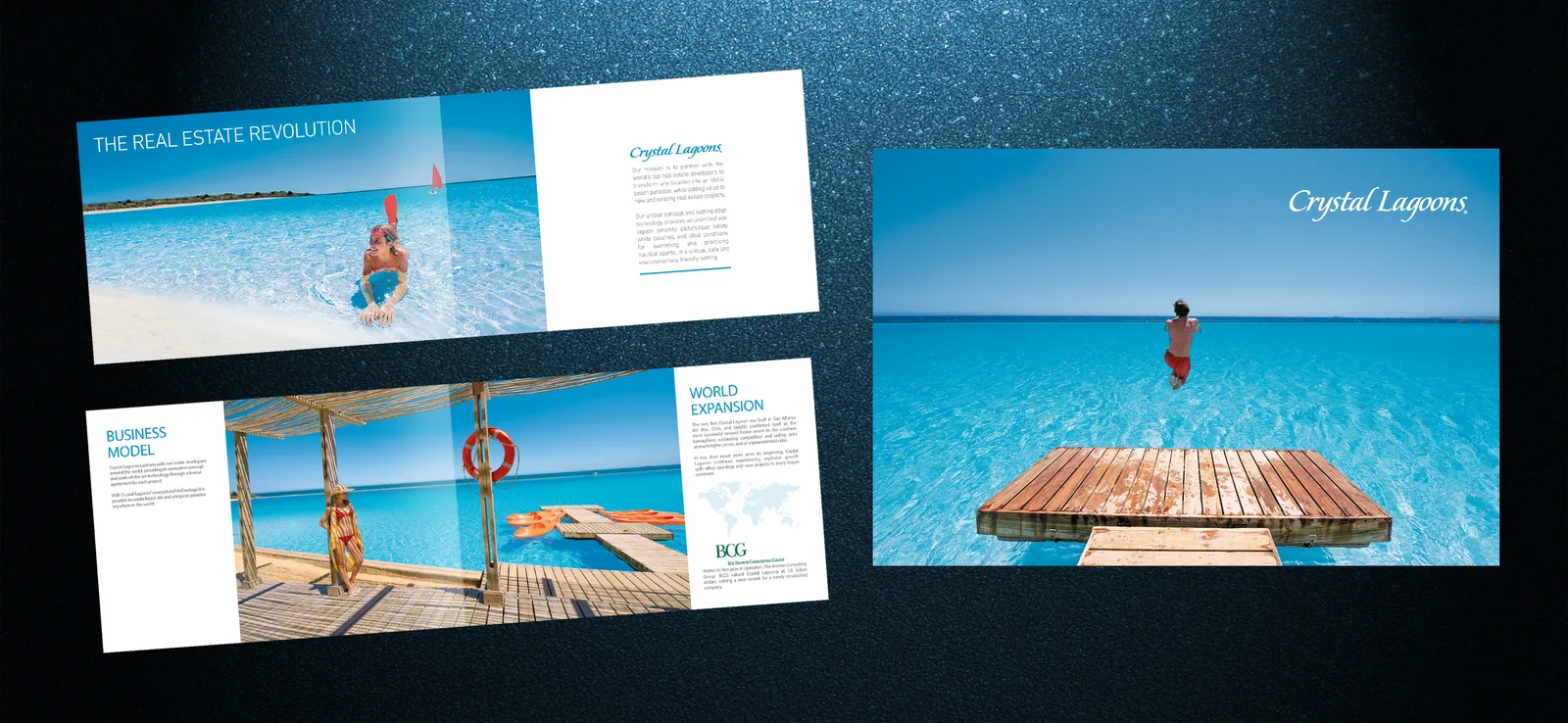 Brochure corporativo de Crystal Lagoons