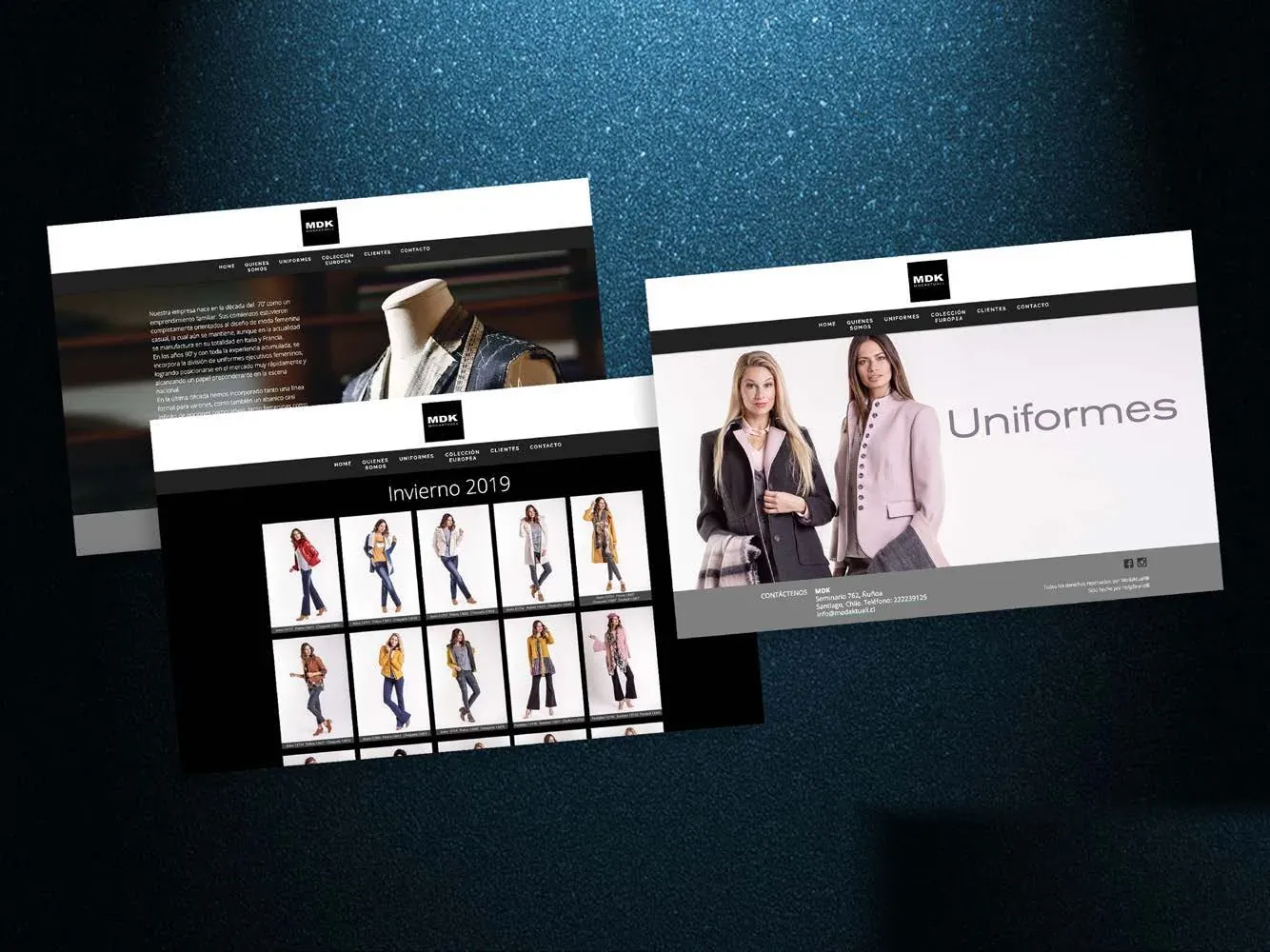 Sitio web diseñado para Modaktuall