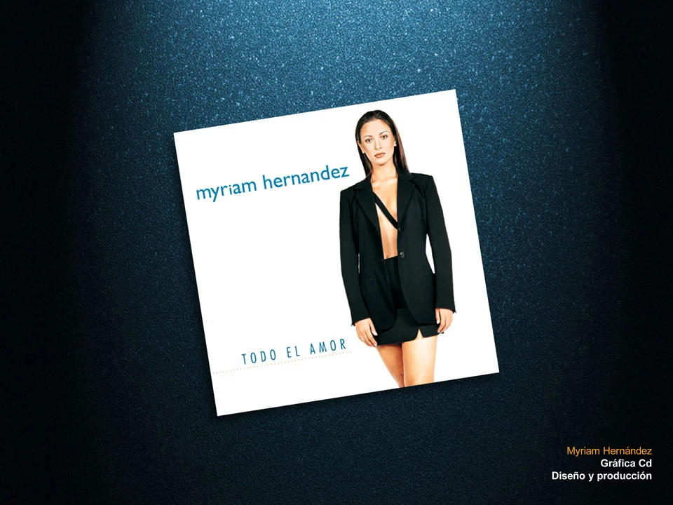 Carátula del disco «Todo el Amor» de Myriam Hernández.